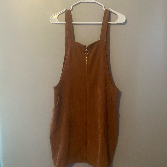 Brown zip up dress - Picture 1 of 2